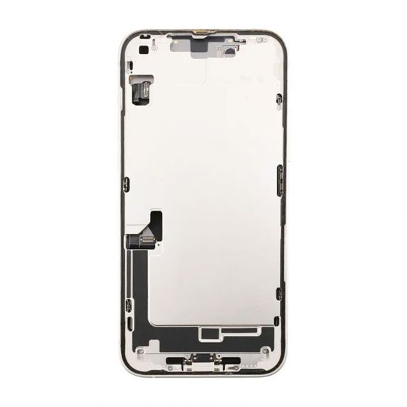 iPhone 14 Plus Baksida med Komplett Ram - Vit
