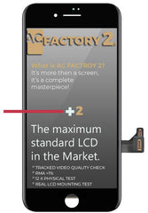iPhone 8/SE/2nd/3rd LCD screen, AC Factory 2, black