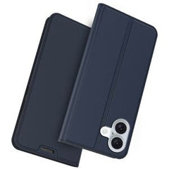 iPhone 16 Plus Fodral med Kortplats och Stativ - Blå