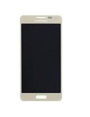 Samsung Galaxy Alpha - LCD-skärm + Touch Original - Guld