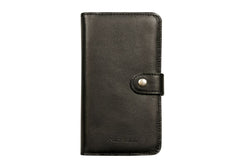 ANDREW PHONE WALLET Black Leather iPhone 11, XR