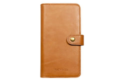 ANDREW PHONE WALLET Cognac Leather iPhone XS Max