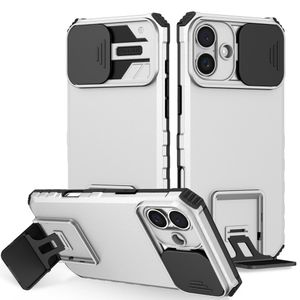 iPhone 16 Plus Skal med kameraskydd - Silver