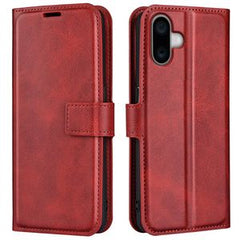 iPhone 16 Plus plånboksfodral - Röd