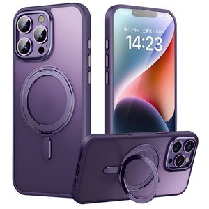 iPhone 16 Pro Skal med Stativ - Lila