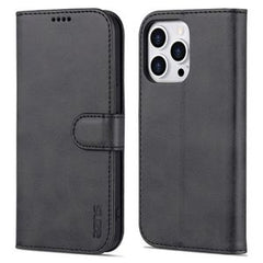 AZNS iPhone 16 Pro Plånboksfodral - Svart
