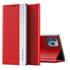 iPhone 16 Pro Max Fodral med stativ - Röd
