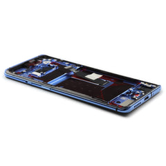 Display Complete With Housing For OnePlus 7T Glacier Blue Service Pack