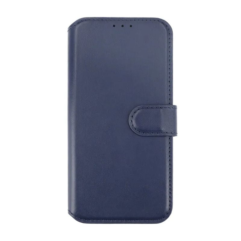 iPhone 15 Pro Max Plånboksfodral Läder Rvelon - Blå