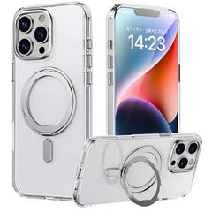 iPhone 16 Pro Skal med Stativ - Transparent