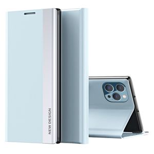 iPhone 16 Pro Max Fodral med stativ - Ljusblå