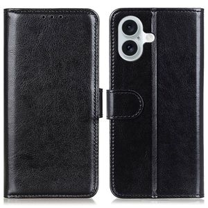 Crazy horse iPhone 16 Plus Fodral - Svart
