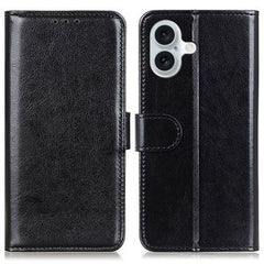 Crazy horse iPhone 16 Plus Fodral - Svart