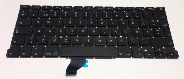 Macbook Pro 13'' Unibody A1502 Swedish Layout Keyboard