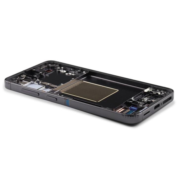 Display Assembly (Pre-Assembled) Complete with Housing Compatible for Samsung Galaxy S24 (SM-S921) Onyx Black Service Pack