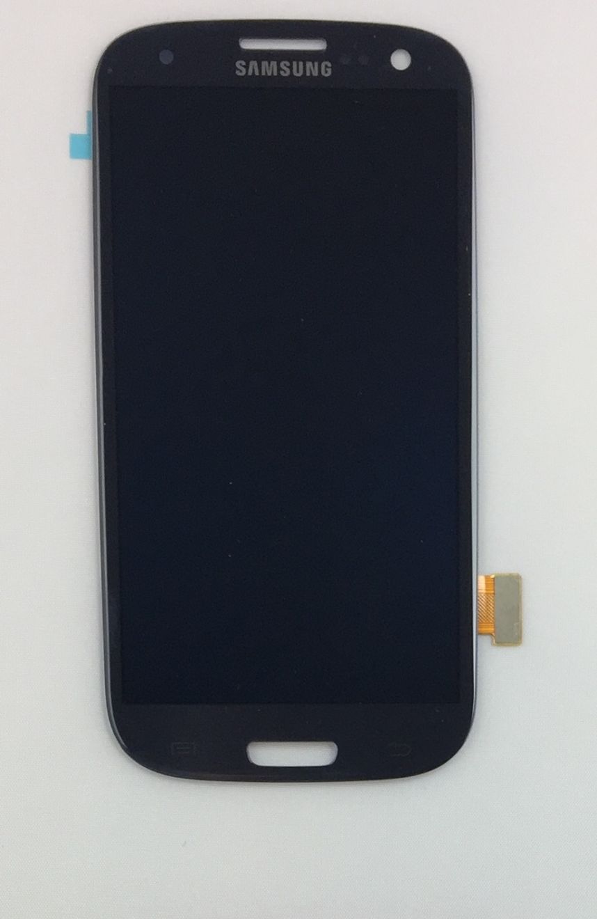 Galaxy S3 i9300 LCD without frame, Original parts, blue