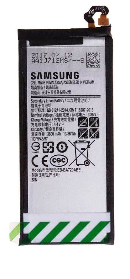 Samsung Galaxy J7 Duos 2017  Battery, Original 3600mAh
