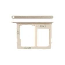 Samsung Galaxy A6+ SIM/SD card holder, gold