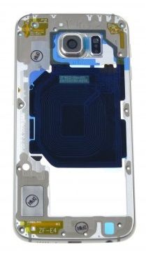 Galaxy S6 (SM-G920F) Middle frame and camera lens, gold