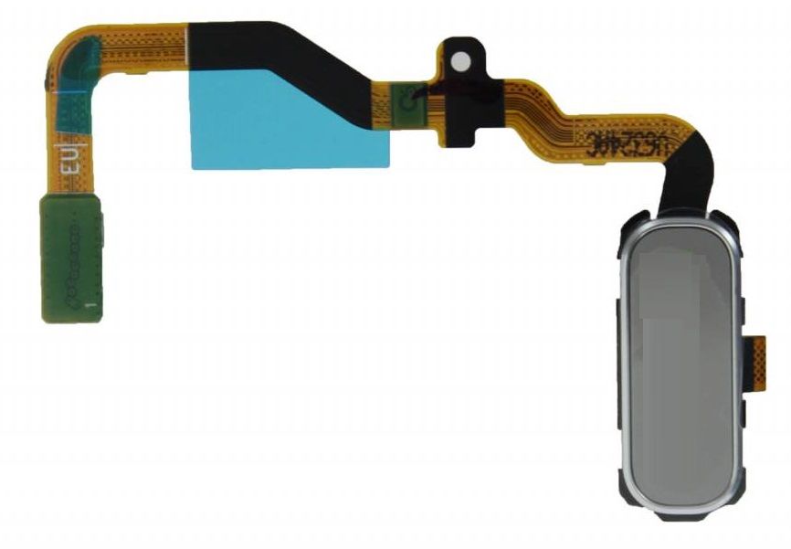 Galaxy S7 Home button with flex cable, silver