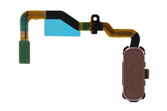 Galaxy S7 Home button with flex cable, pink/gold