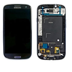 Galaxy S3 i9300 LCD skärm svart komplett ny Original samsung