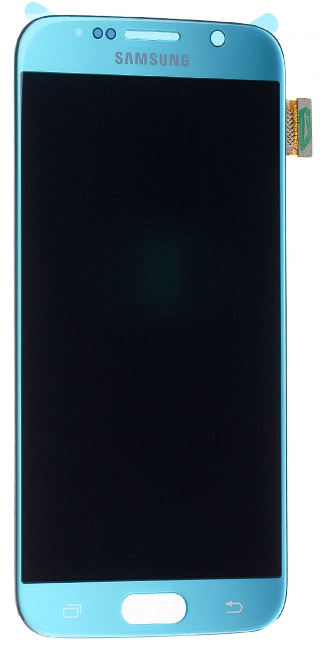 Samsung Galaxy S6 (SM-G920F) Display original Blå