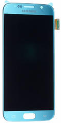 Samsung Galaxy S6 (SM-G920F) Display original Blå