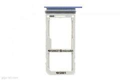 Samsung Galaxy Note 8 SIM/SD card holder, blue