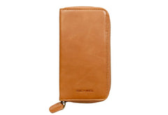GREG PHONE WALLET Cognac Leather iPhone X, XS, 11 Pro