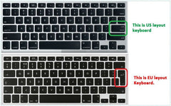 Macbook Air 13" A1369/1466 EU Layout Keyboard