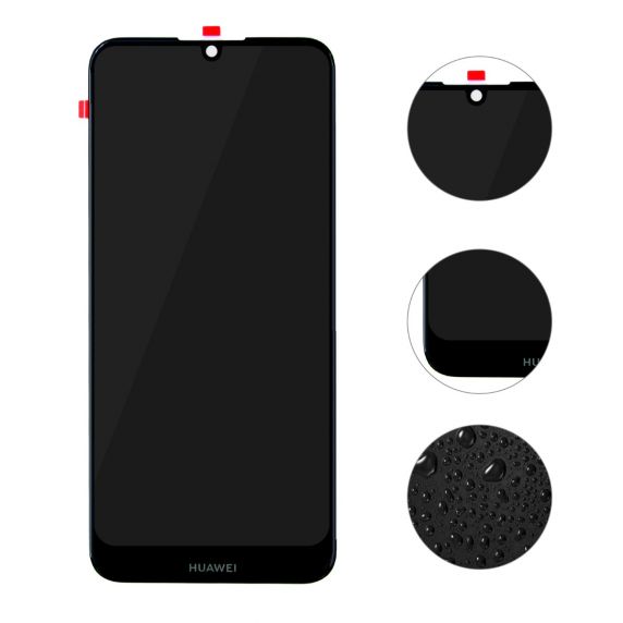 Huawei Y6 2019 Skärm/Display OEM - Svart