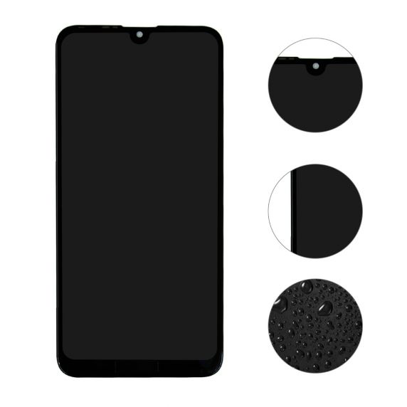 Huawei Y7 2019 Skärm/Display OEM - Svart