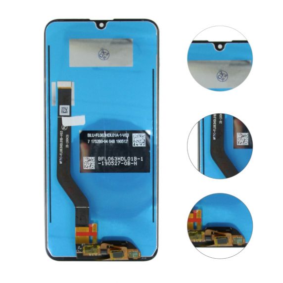 Huawei Y7 2019 Skärm/Display OEM - Svart