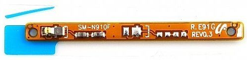 Samsung Galaxy Note 4 - Sidoknapps flex kabel-Kontakt B