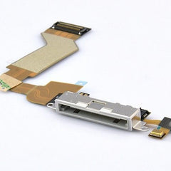 Docknings-kontakt med flexkabel för iPhone 4, vit, original