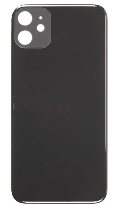 iPhone 11 Back Cover, Black, No Logo