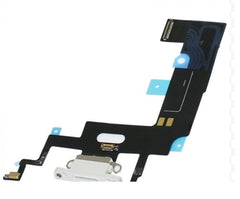 iPhone XR Charging Dock Flex Cable W/ Main Microphone White