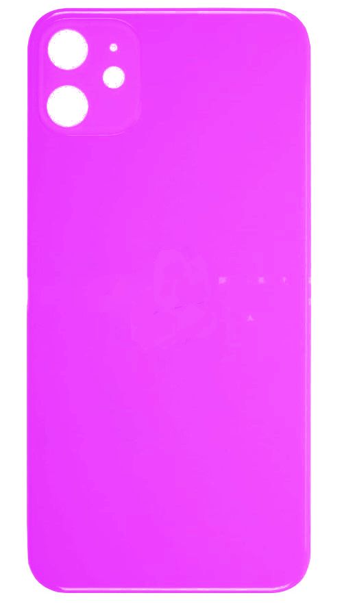 iPhone 11 Back Cover, Purple, No Logo