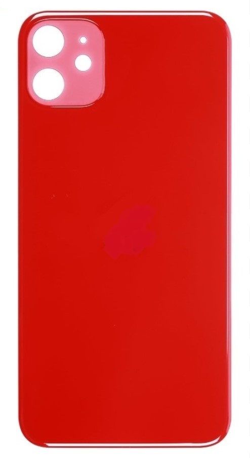 iPhone 11 Back Cover, Red, No Logo