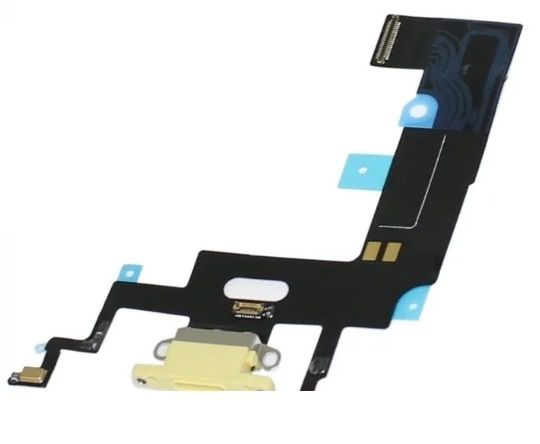 iPhone XR Charging Dock Flex Cable/Microphone Yellow