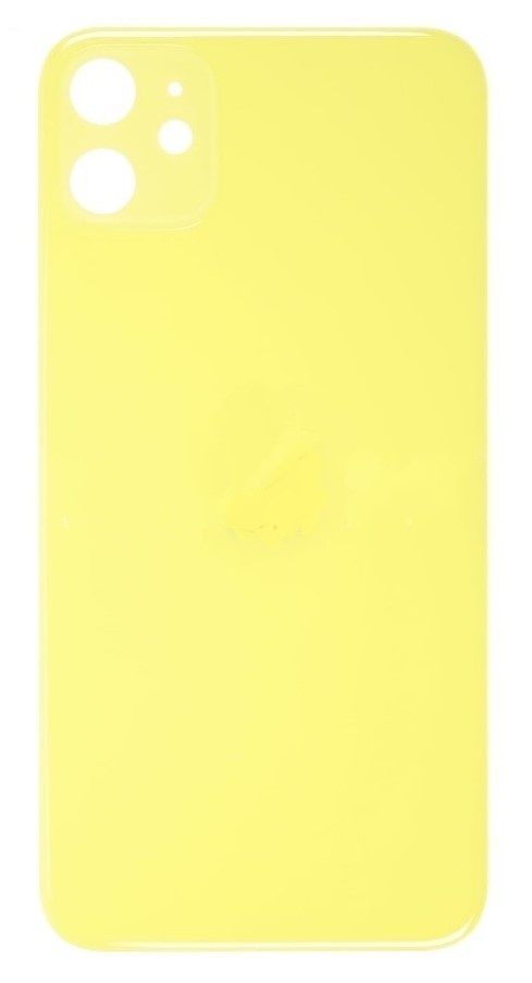 iPhone 11 Back Cover, Yellow, No Logo