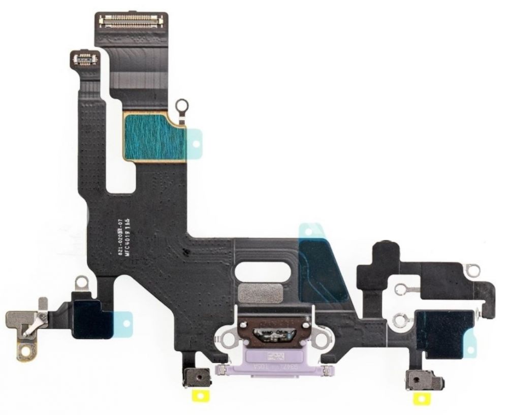 iPhone 11 USB Charging Flex Cable, Purple