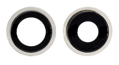 iPhone 12/12 Mini Rear Camera Holder with Lens - White