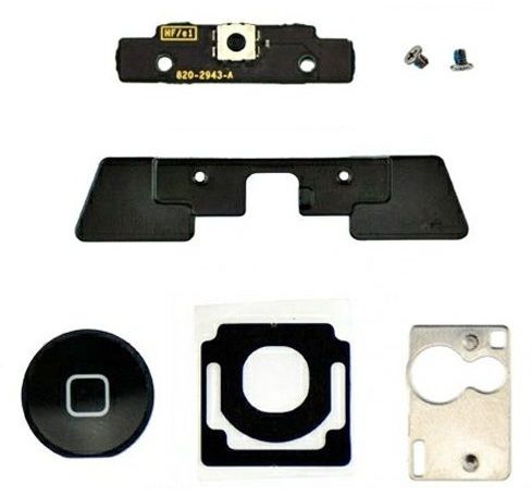 iPad 2 Digitizer Monteringssats med svart knapp