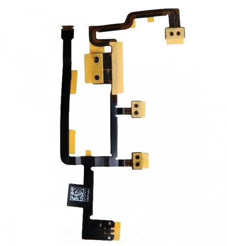 iPad 2 Ström PÅ / AV Flexkabel # 821-1461-A