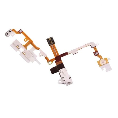 Hörlursuttag med flexkabel för iPhone 3G, vit