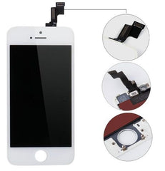 iPhone 5S LCD screen, AC Factory, white