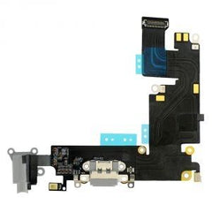 iPhone 6 Plus Hörlursuttag + Lightning Flexkabel - Mörk Grå