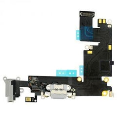 iPhone 6 Plus Hörlursuttag + Lightning Flexkabel - Ljus Grå